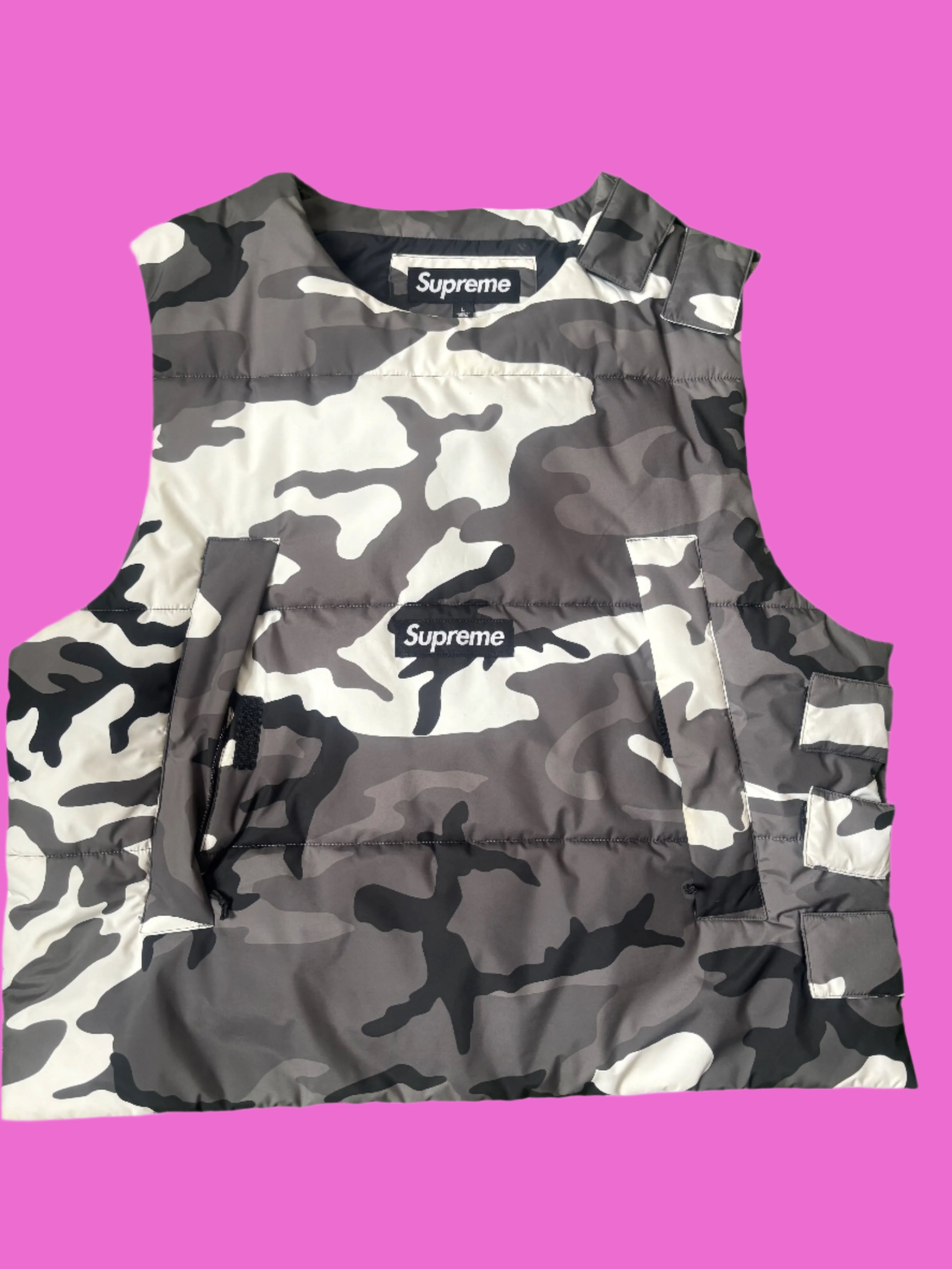 Supreme 2-in-1 GORE-TEX Shell WINDSTOPPER Vest Snow Camo