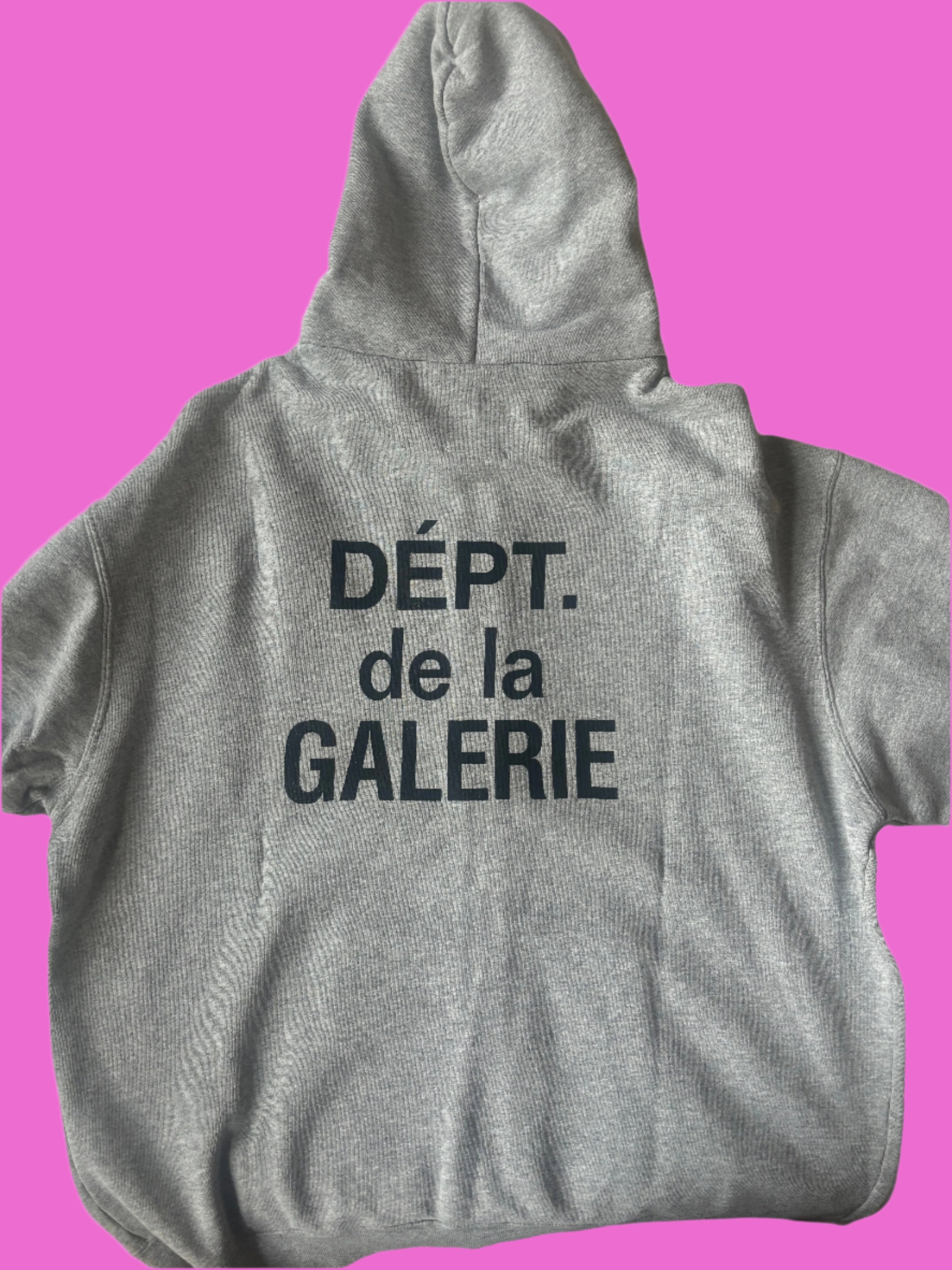 Gallery Dept. French Zip Hoodie Heather Grey