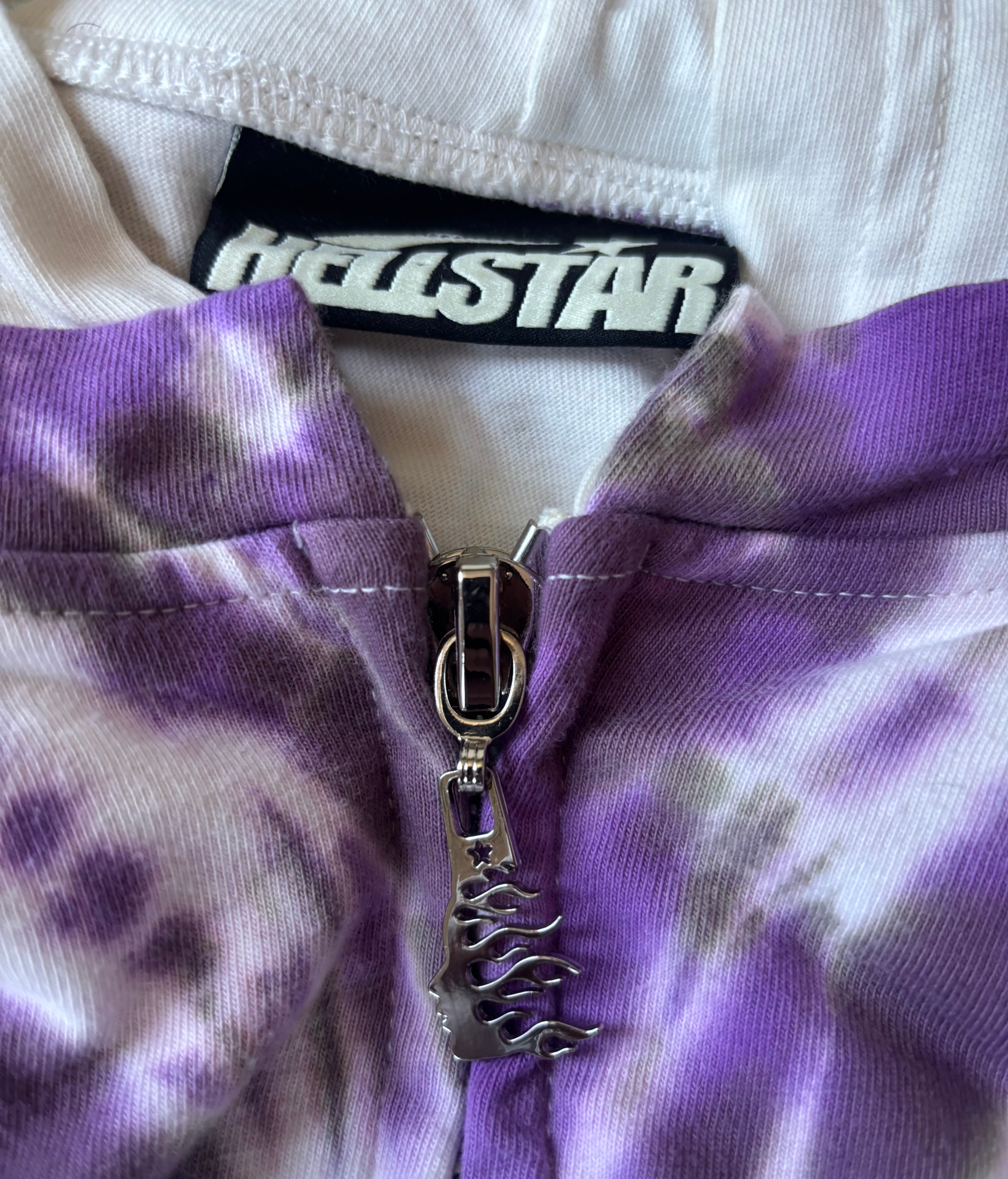 a HELLSTAR Hellstar DYE DIE Hoodie Zip UP/Shirt Size XL