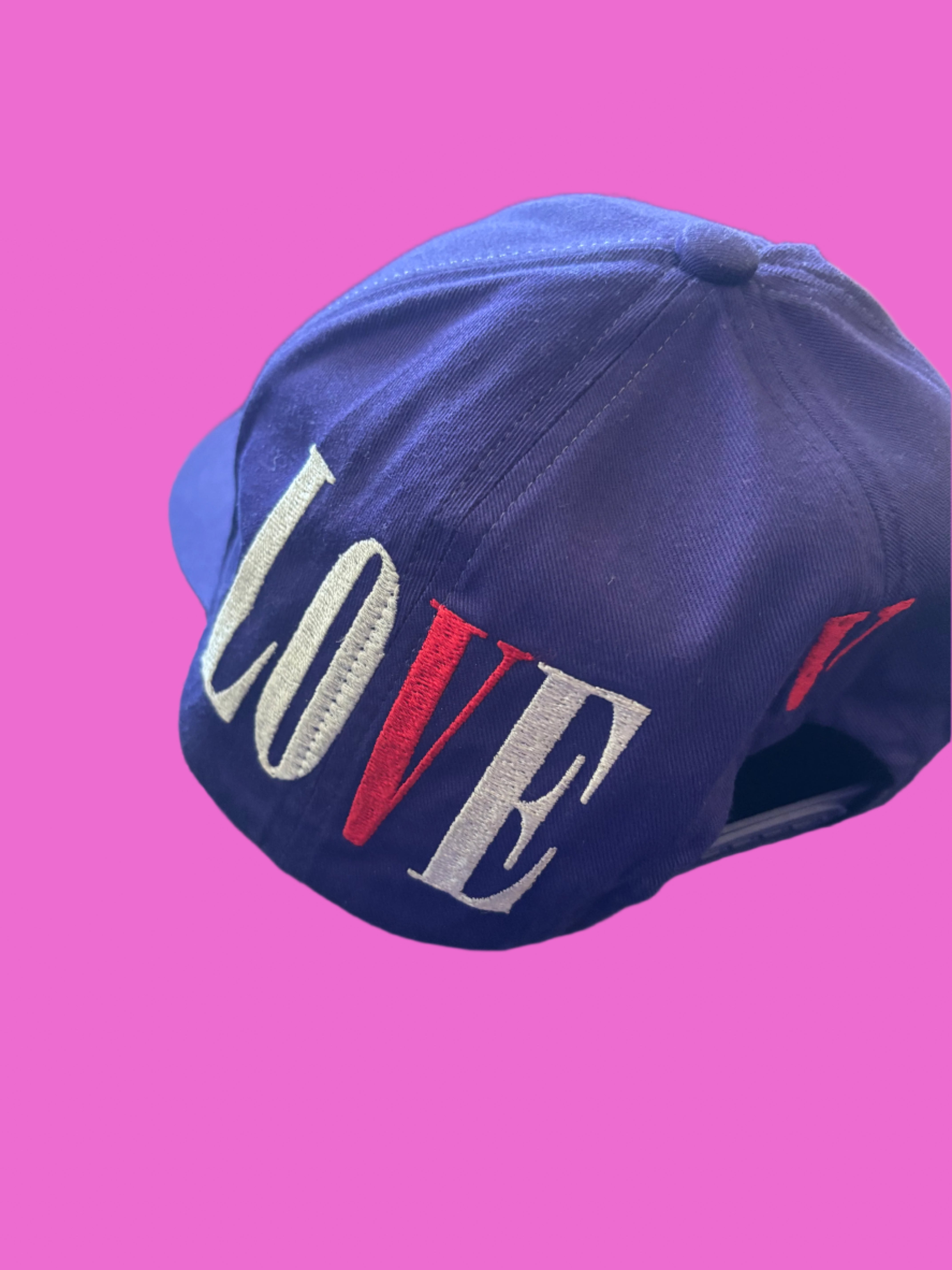 Saint Michael x Vlone Embroidered Hat Purple Snapback Hat Cap