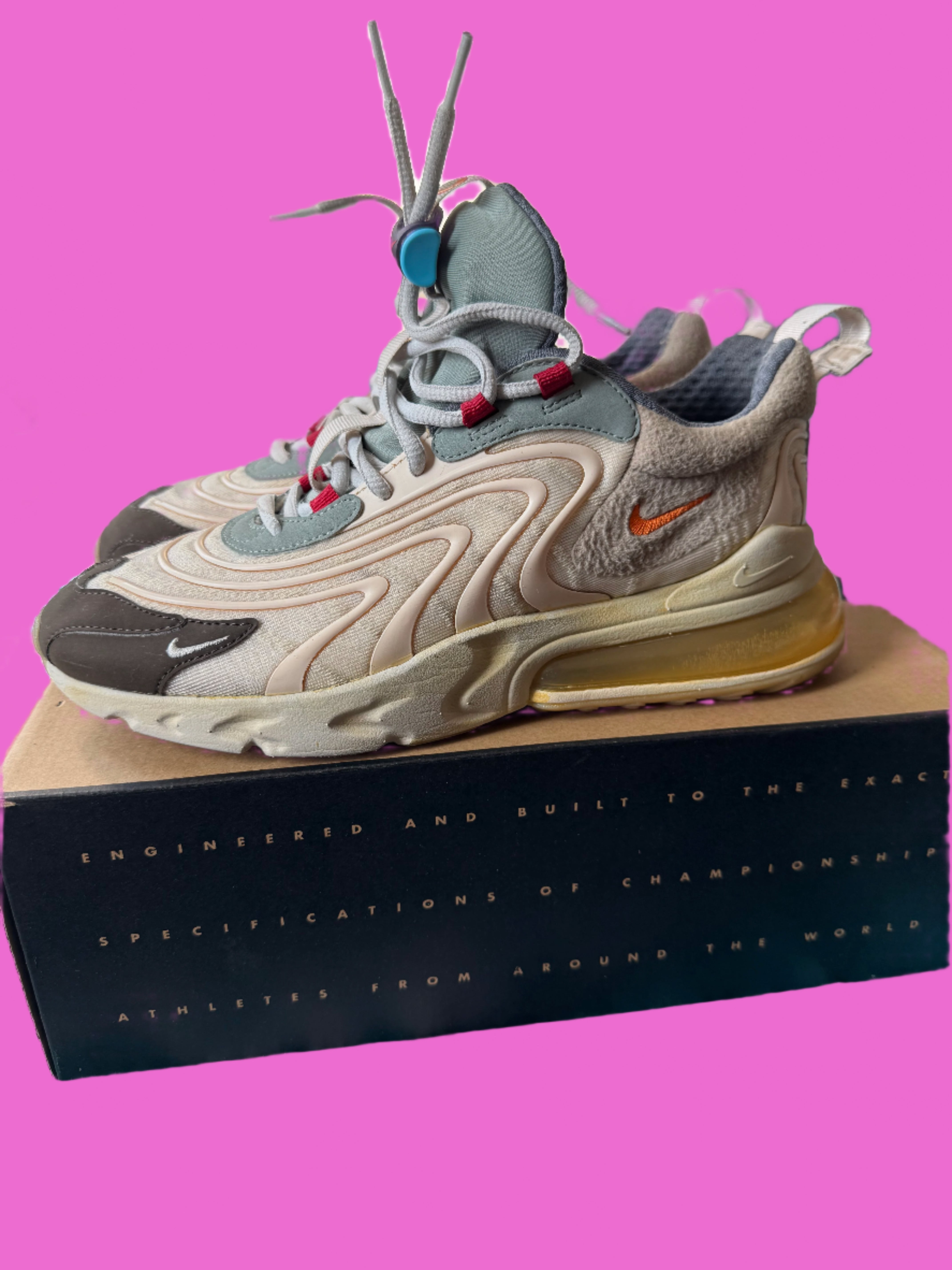 Nike Air Max 270 React ENG Travis Scott Cactus Trails
