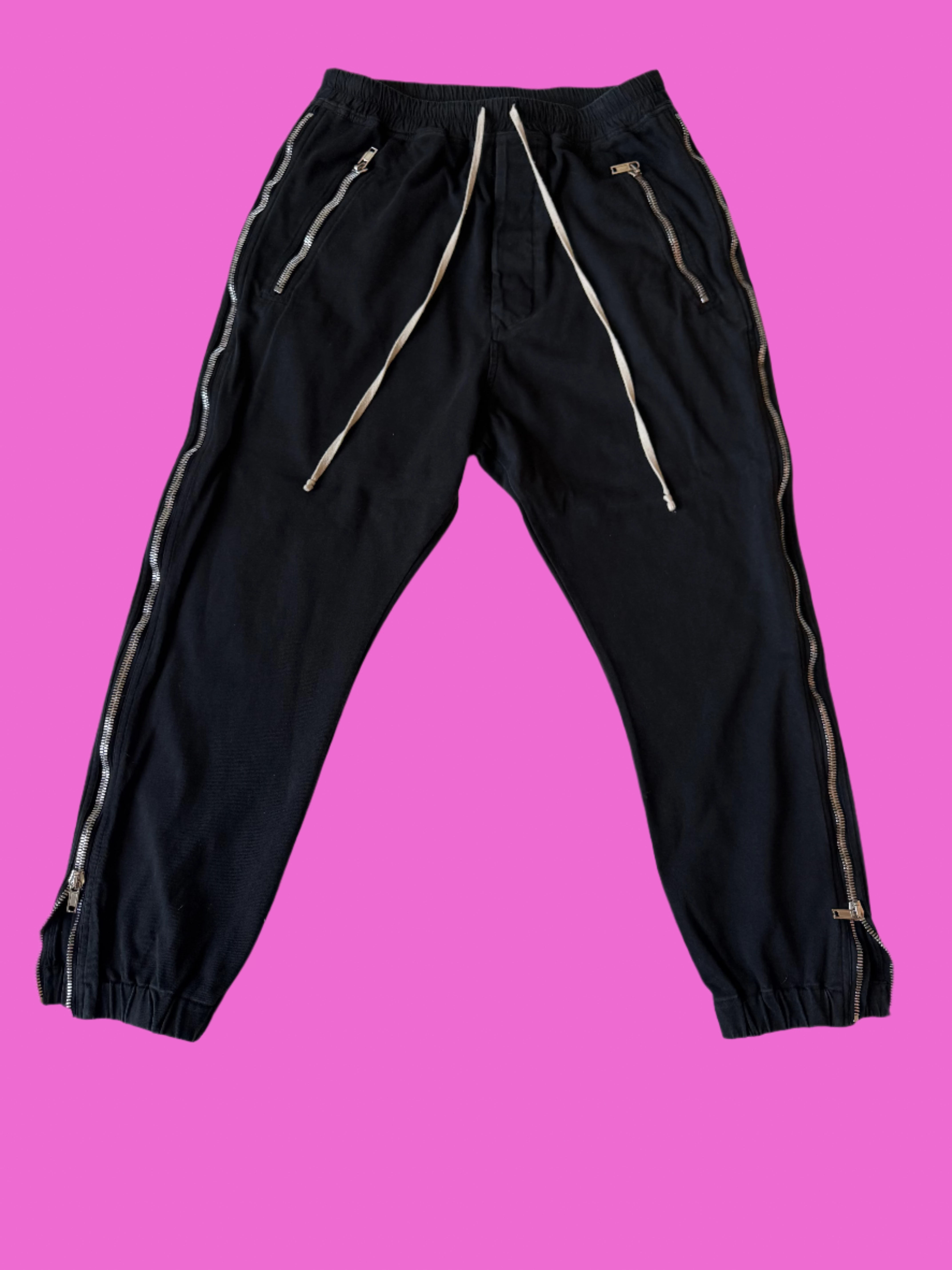 Rick Owens Tecuatl Zipper Sweatpants S/S 20