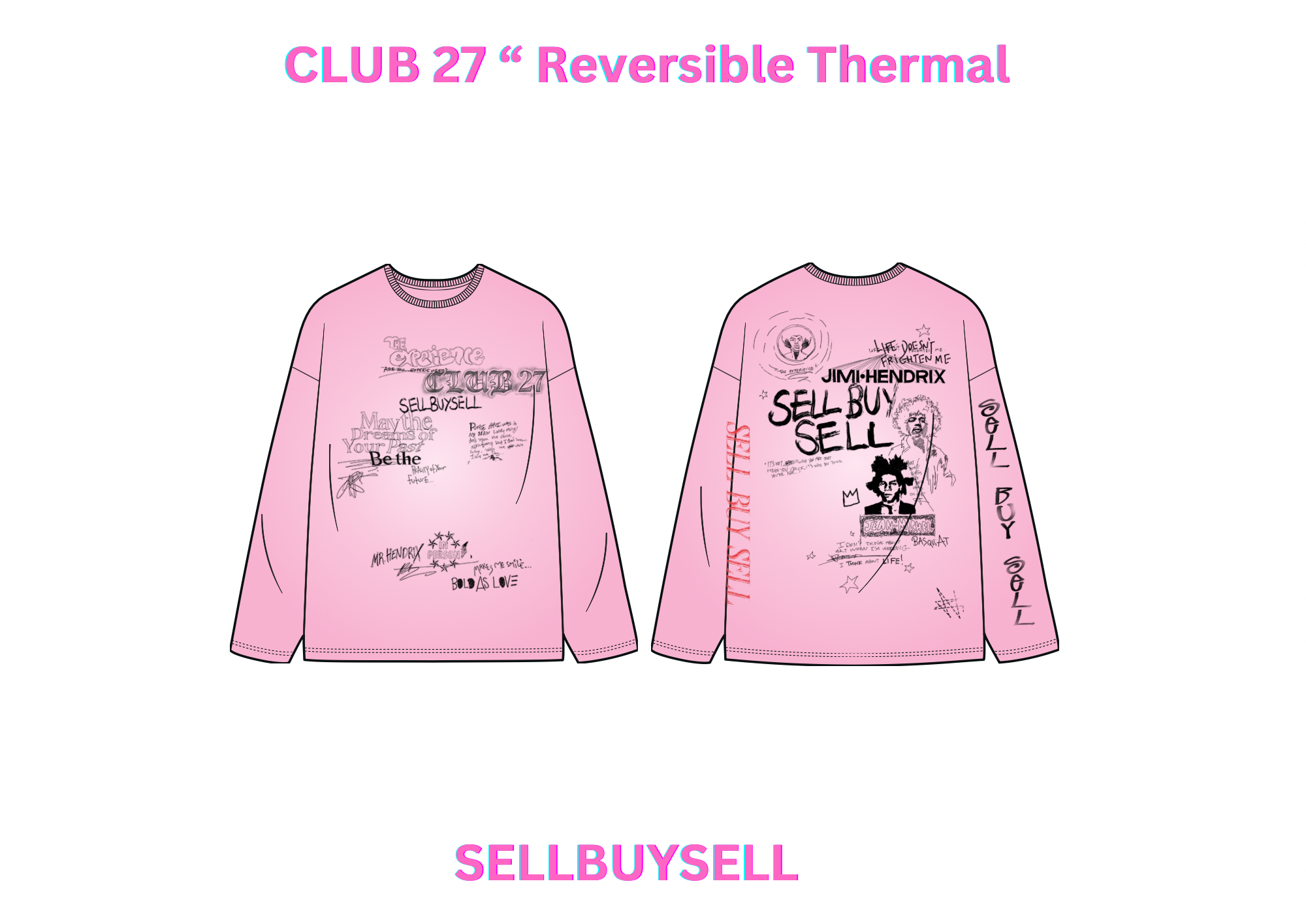 2. CLUB 27 " REVERSBILE" THERMAL VOILET PINK