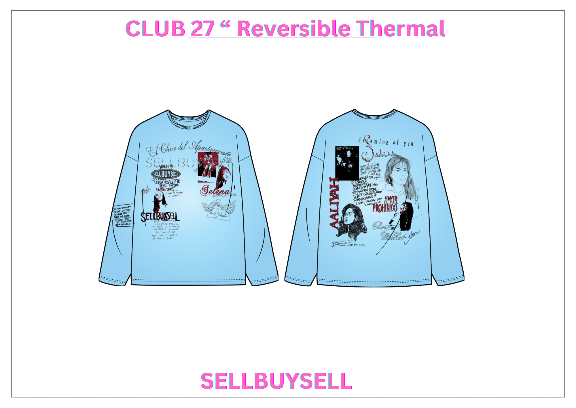 1 . CLUB 27 " REVERSBILE" THERMAL POWDER BLUE
