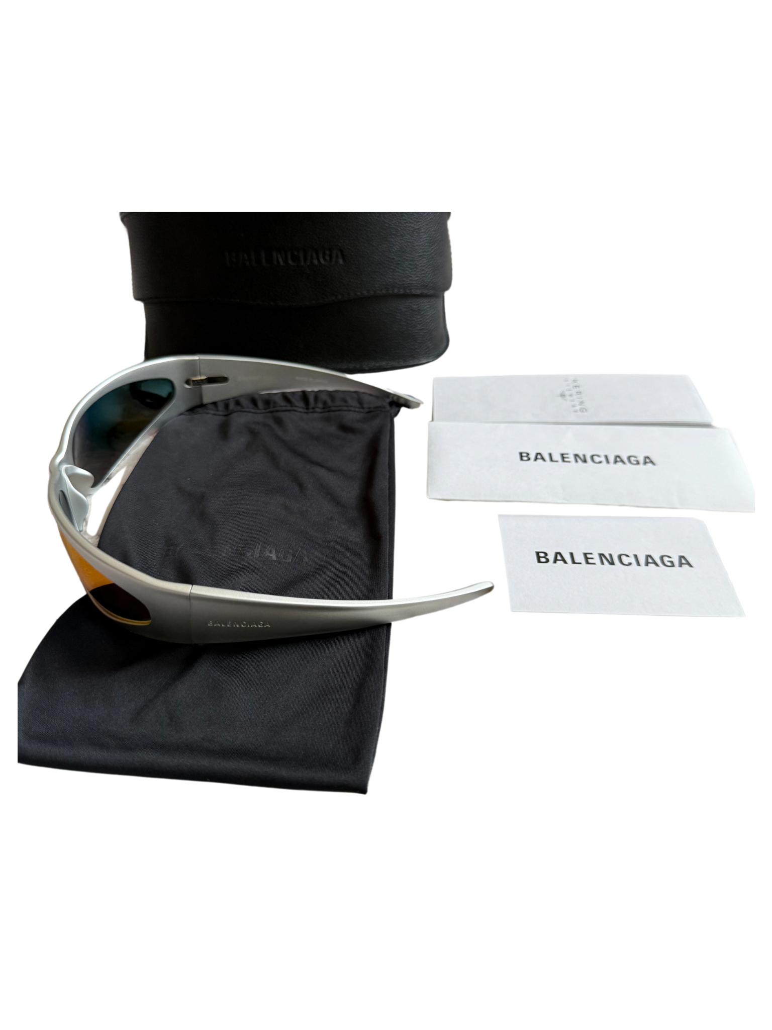 Balenciaga Eyewear Reverse XP Wrap oval-frame sunglasses